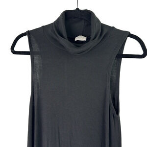 Postcard by Anthropologie Sleeveless Black Sleeveless Turtleneck Tunic